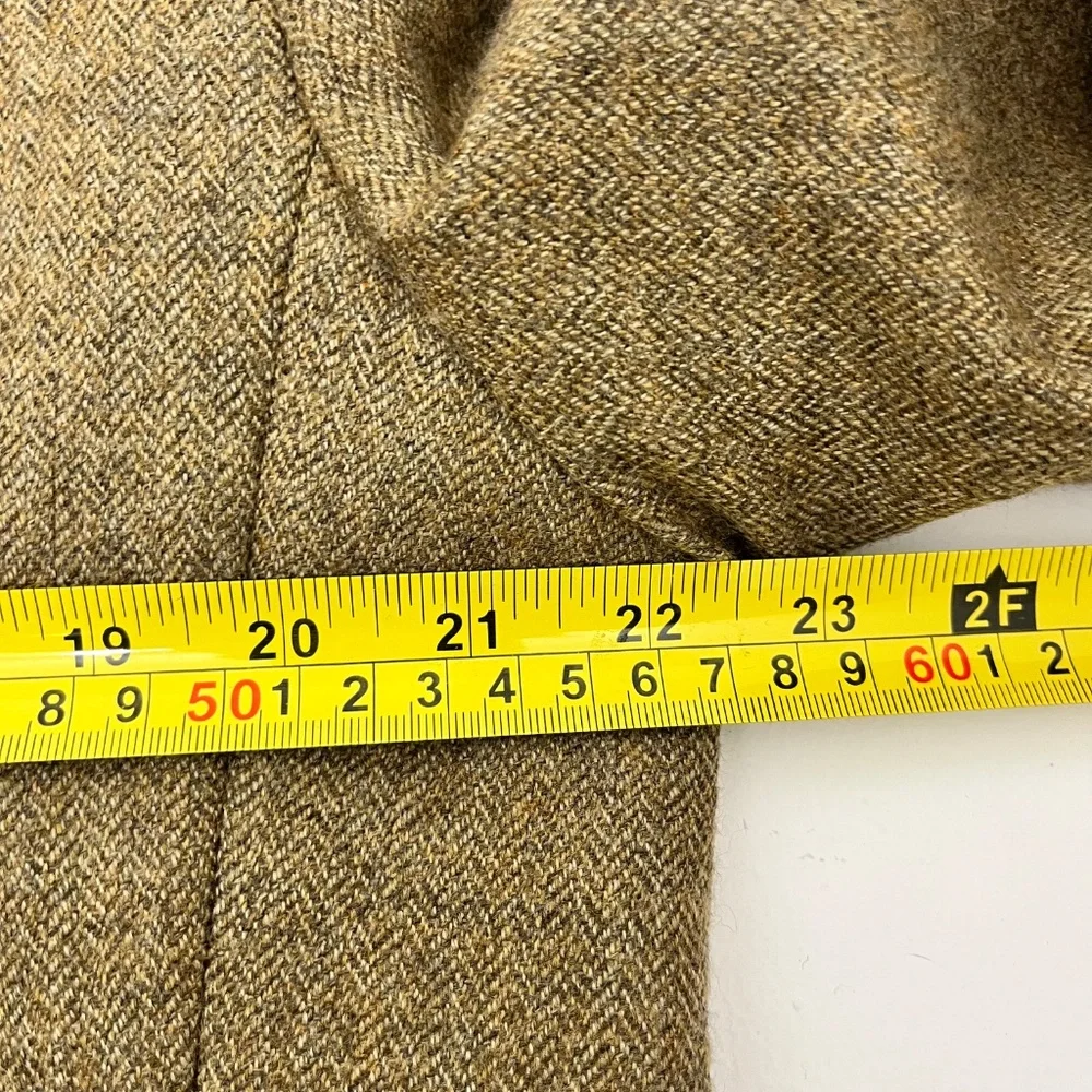 Meeting Street Mens 42R Sport Coat Blazer Brown Lambswool‎ Long Sleeve Outdoor